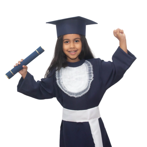 KIT BECA DE FORMATURA INFANTIL - Azul Marinho