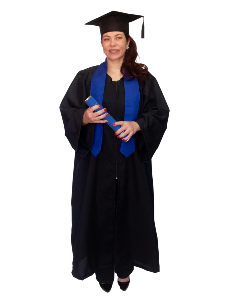 KIT BECA DE FORMATURA AMERICANA ADULTO (CAPELO + FAIXA + CANUDO) - comprar online