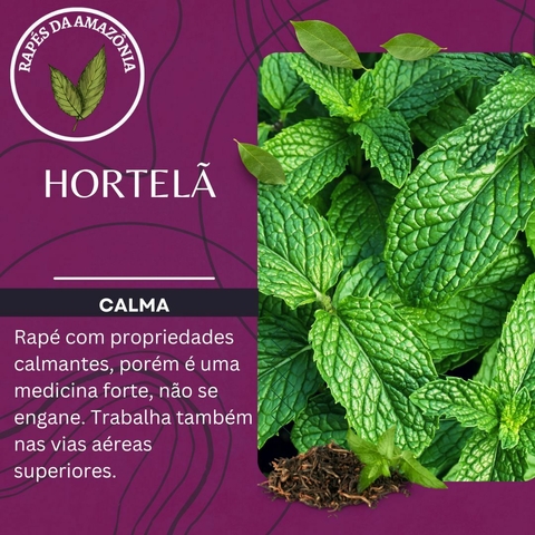 Rapé de Hortelã 20g