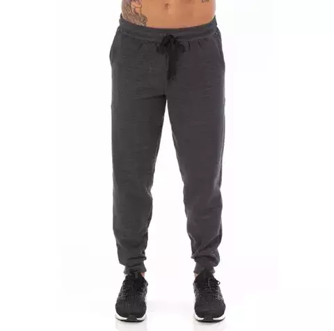 Calça Moletom Masculina Lisa Chumbo- - comprar online