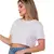 Cropped Slim Feminino Estampado Branco (Estampa a combinar com a empresa)