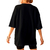 Camiseta Feminina Oversized Lisa Preta - comprar online