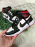 Tênis infantil tamanho 27 menino Nike Jordan cano alto Preto/vermelho - comprar online