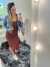 vestido midi feminino manga comprida com bojo marrom na internet