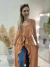 Blusa alcinha longa feminina boho babado sem bojo bege na internet