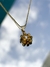 Colar Flor Semi Joia Banhado 18 k