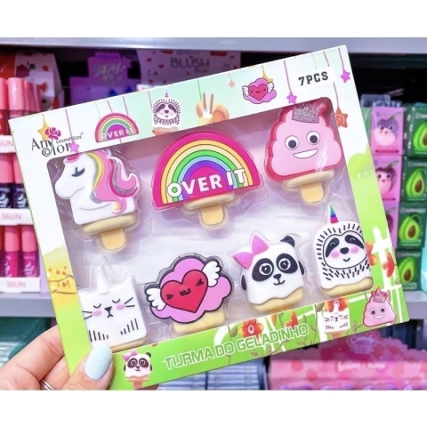 Batom Any Flor Turma do Geladinho