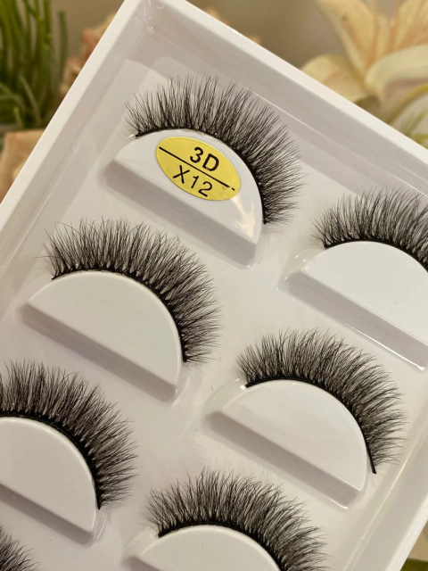 Cartela de Cílios Artesanais Floritudo X12