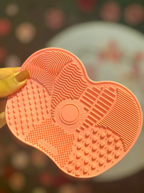 Tapete De Silicone Para Limpar Pincéis De Maquiagem