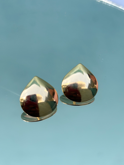 Brinco Gota Semi Joia Banhado 18 k