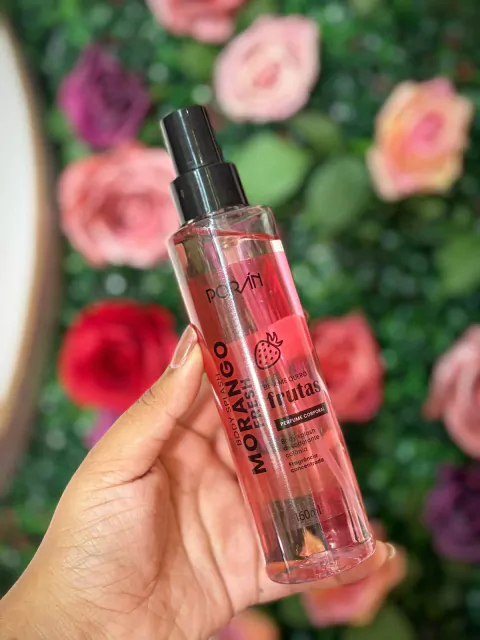 Body Splash Poran Essência de Morango