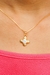 Colar Trevo Sagrado Semi Joia Banhado 18 k