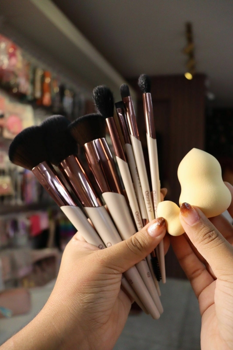 Kit de Pinceis Rosê Romance