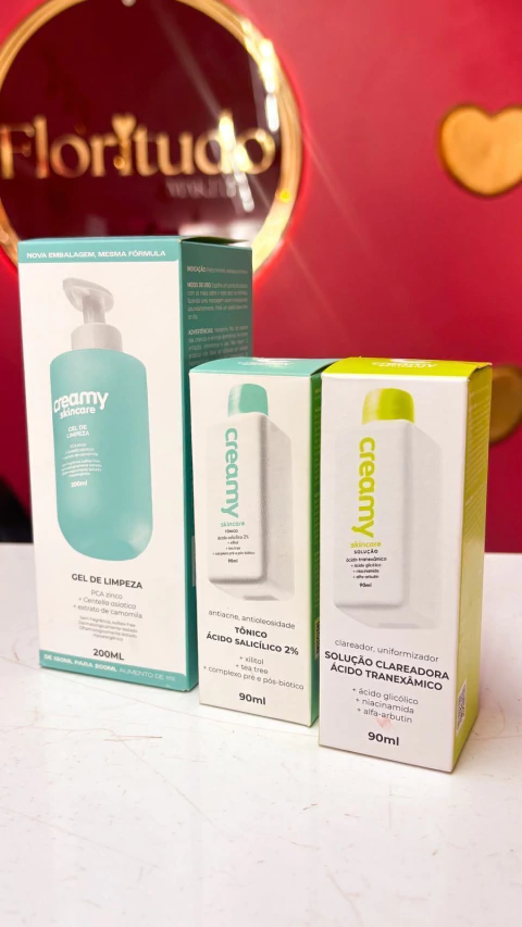 Dupla Xô Pele Oleosa Creamy - comprar online