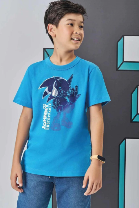 CAMISETA SONIC AZUL - comprar online
