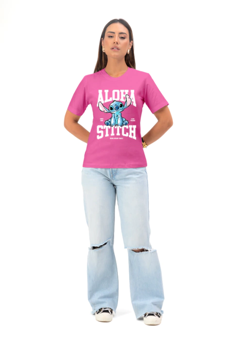 T-SHIRT STITCH ROSA MAE - comprar online