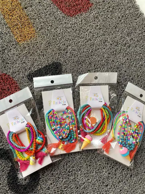 Kit de pulseiras teen- miçangas