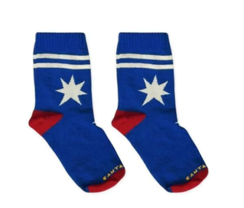 Soquete estrela azul - comprar online