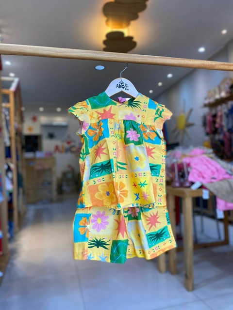 CONJUNTO PRIMAVERA AMARELO - comprar online