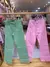 Imagem do CALCA FEMININA WIDE LEG ROSA & VERDE