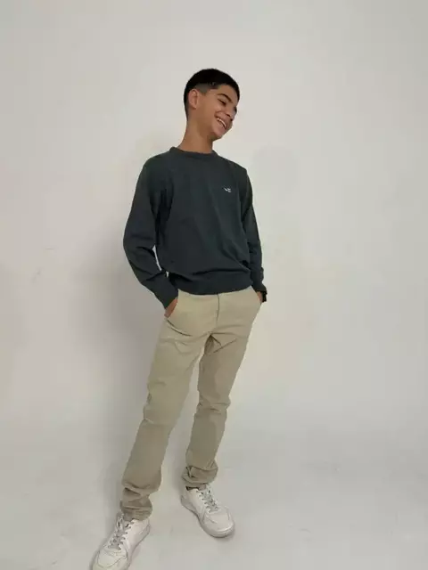 CALCA MASCULINA SLIM INFANTO JUVENIL - comprar online