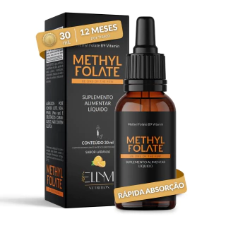 Metilfolato em Gotas 30 mL - Sabor Laranja