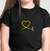 Camiseta Infantil Abelha Coração