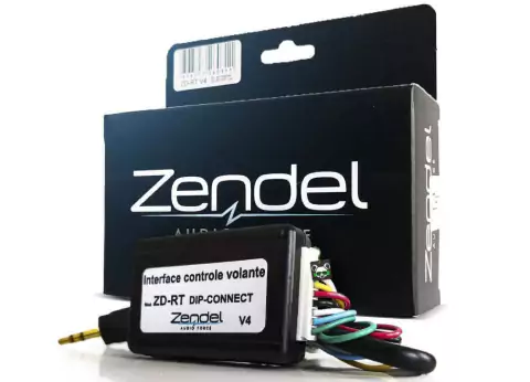 Interface Comando / Controle de Som no Volante Rede Resistivo ZD-RT DIP CONNECT Zendel - Pioneer