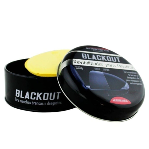 Revitalizador de Plásticos e Para-Choques AutoAmerica Blackout - 100g