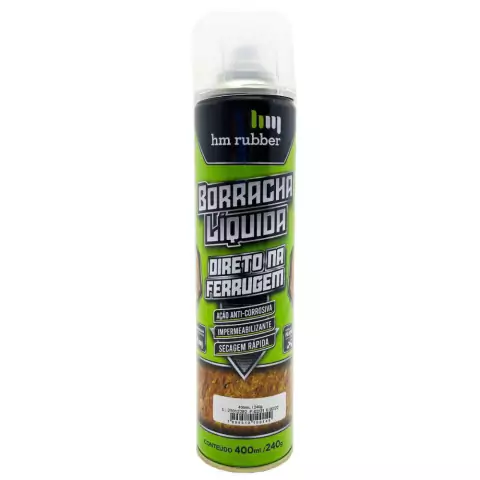 Borracha Líquida Aerosol Impermeabilizante Aluminio 400ml - HM Impertech