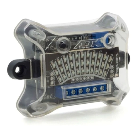 Kit Medidor de Audio Digital Mini VU AJK 3 Efeitos, LED Clip + 2 Reguas LED Brancas