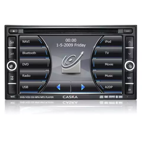 Central Multimídia Ford Fusion c/ tv Digital / GPS/ Bluetooth COM MOLDURA DE PAINEL - Caska
