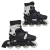 Patins Roller 4 Rodas Inline Preto Tamanho M Importway BW018PTM na internet
