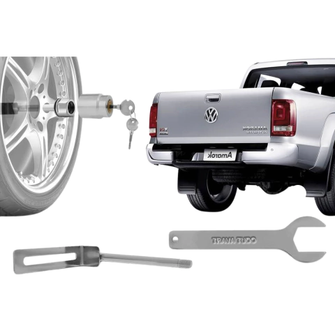 Trava Antifurto para Estepe - VW Amarok