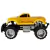 Carrinho de Controle Remoto Brinquedo Pick Up 4 Funções 1:24 Amarelo BW154AM - Importway - loja online