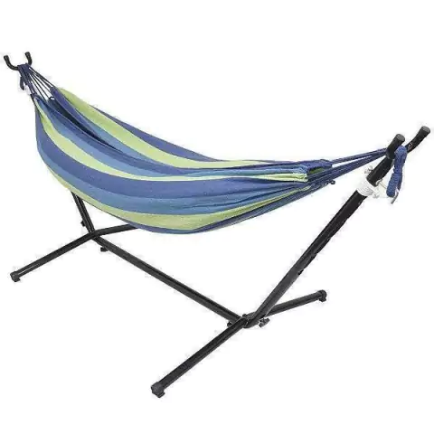 Suporte De Rede Com Rede e Saco para armazenar e transportar azul IWSRRAZ - Importway