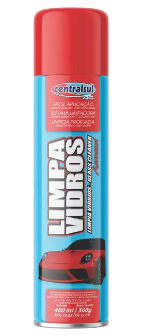 Limpa Vidros Aerossol 400ml - 31372 - Central Sul