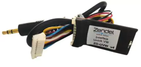 Interface Comando / Controle de Som no Volante Rede UNICK VOLKSWAGEN DEDICADA Zendel - Pioneer