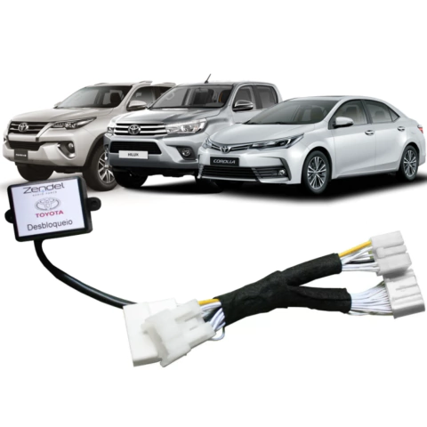 Interface de Desbloqueio de Tela - Vídeo Toyota Corolla 2015/..., Hilux 2014/..., SW4 2014/...