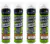 Kit 4 Spray Borracha Líquida Aluminio Aerosol HM Impertech 400ml - HM Rubber
