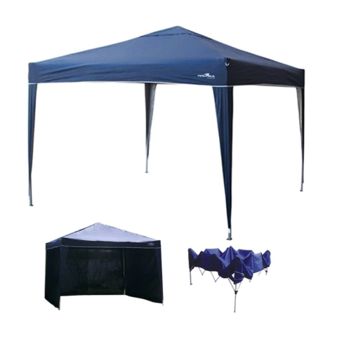 Gazebo articulado Dobrável Trixx NTK de 3m x 3m estrutura de treliça em alumínio reforçada com aço