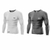 KIT C/ 2 CAMISAS DE COMPRESSÃO UNITED PRO PROTEÇÃO FPU 50 + MANGA LONGA - Use United