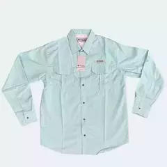 Camisa Columbia verde 02