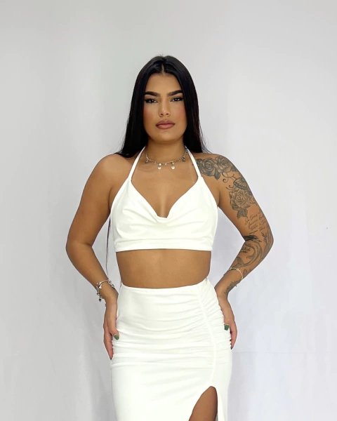 Cropped Cami - Off White