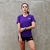 Camiseta Feminina Training Roxa