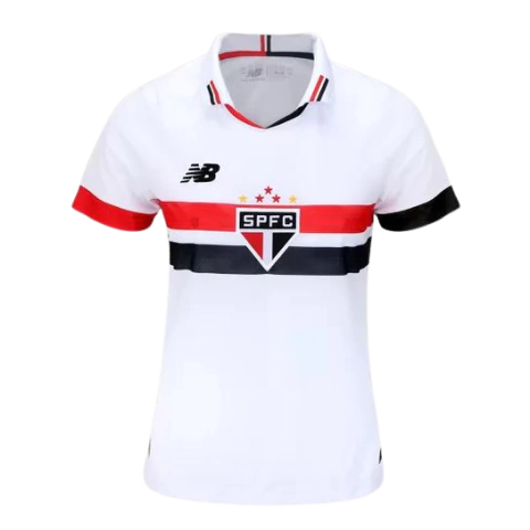 Camisa São Paulo I 24/25 New Balance Torcedor Feminina - Branca