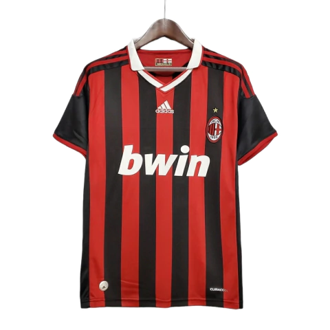 Camisa Milan Retrô 09/10 - Adidas - Vermelha e Preta