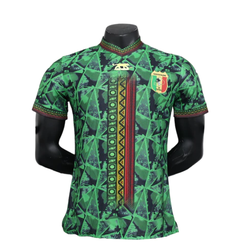 Camisa Seleção do Mali II 23/24 - Torcedor Airness Masculina - Verde com detalhes em vermelho e amarelo