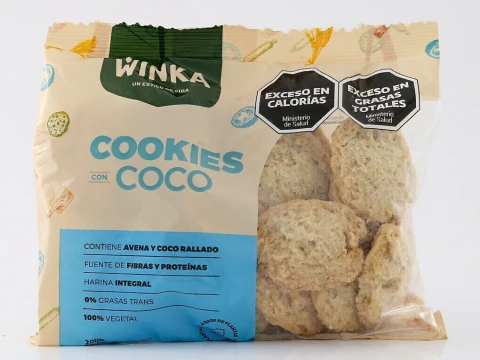 Cookies integrales de Coco 200 grs | 10 UNIDADES |