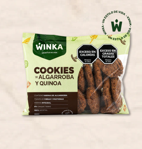 Cookies integrales de Algarroba 200 grs | 10 UNIDADES |